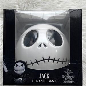 🆕Disney Nightmare Before Christmas Jack Skellington Ceramic Bank